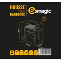SOMAGIC - Coperchio L 120 x L 62 x H 80 cm per barbecue